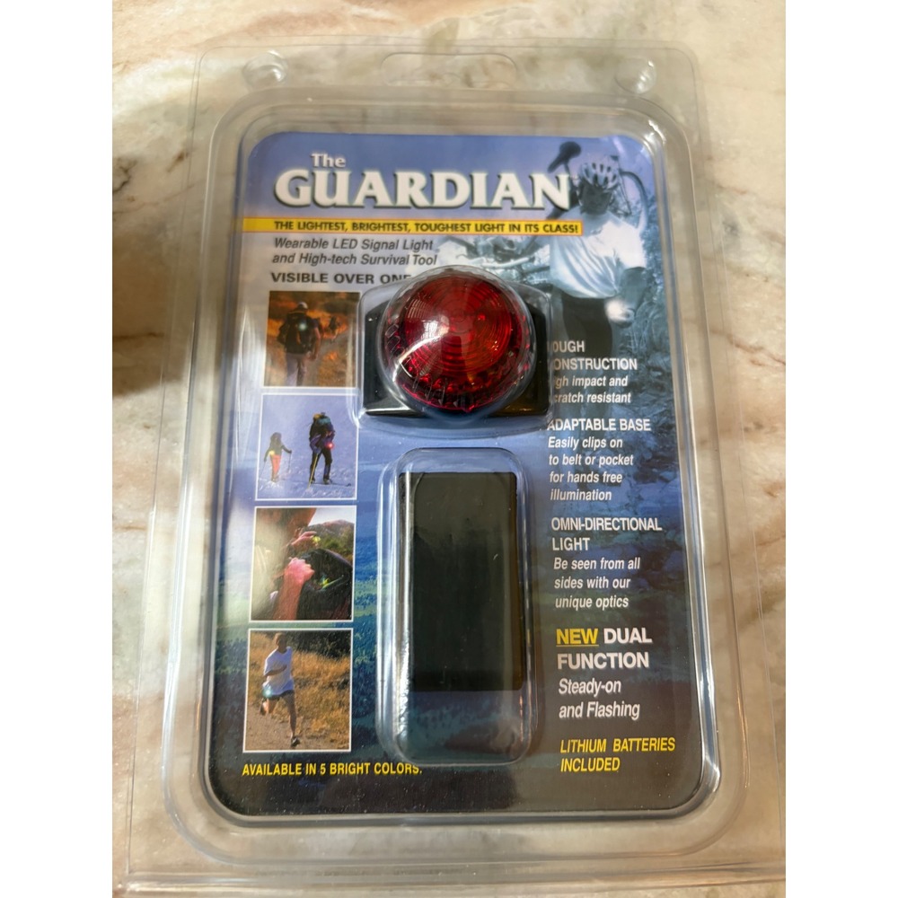 Adventure Lights The Guardian Wearable LED Signal Light Red Flashing Steady NEW